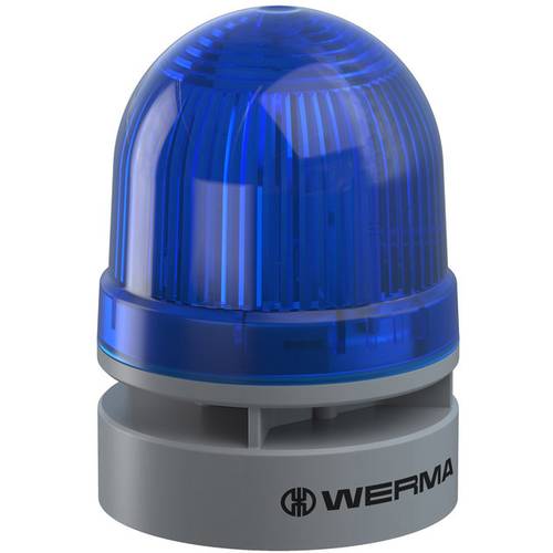 Werma Signaltechnik Signalleuchte Mini TwinFLASH Combi 24VAC/DC BU 460.520.75 Blau 24 V/DC 95 dB
