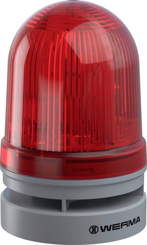 Werma Signaltechnik Signalleuchte Midi TwinFLASH Combi 115-230VAC RD 461.120.60 Rot 230 V/AC 110 dB