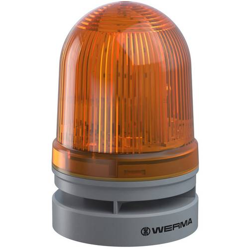 Thumbnail - Werma Signaltechnik Signalleuchte Midi TwinFLASH Combi 12/24VAC/DC YE 461.320.70 Gelb 12 V/DC 110 dB