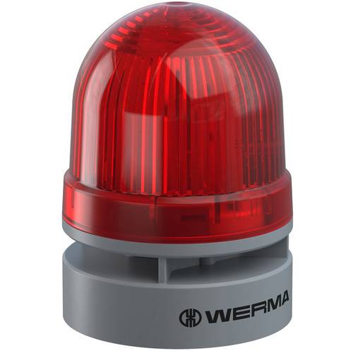 Werma Signaltechnik Signalleuchte Mini TwinFLASH Combi 12VAC/DC RD 460.120.74 Rot 12 V/DC 95 dB