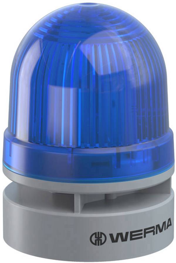 Werma Signaltechnik Signalleuchte  Mini TwinLIGHT Combi  115-230VAC BU 460.510.60  Blau  230 V/AC 95 dB