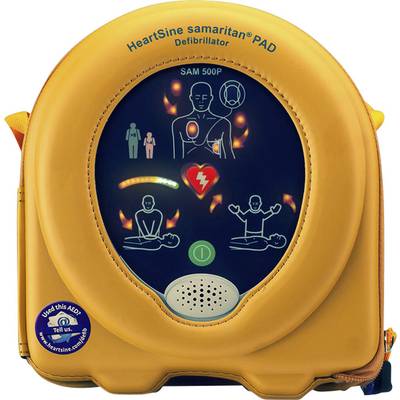 HeartSine AED-HS-SAM500P Defibrillator Manuelle Schockabgabe, Echtzeit-Feedback, Sprachanweisungen: de