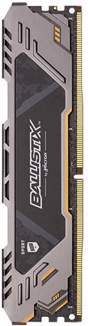 Crucial Ballistix Sport AT PC-Arbeitsspeicher Kit DDR4 32 GB 2 x 16 GB Non-ECC 3200 MHz 288pin DIMM CL 16-18-18 BLS2K16G-1