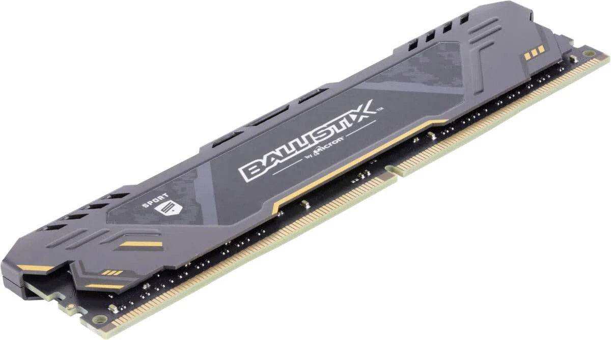 Crucial Ballistix Sport AT PC-Arbeitsspeicher Kit DDR4 32 GB 2 x 16 GB Non-ECC 3200 MHz 288pin DIMM CL 16-18-18 BLS2K16G-2