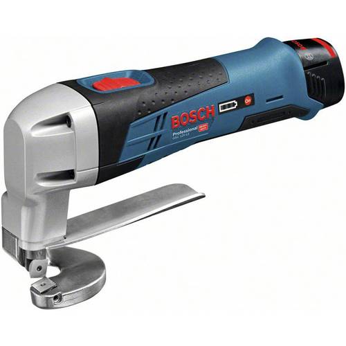 Bosch Professional Akku-Blechschere 0601926108 GSC 12V-13 inkl. 2. Akku, inkl. Ladegerät, inkl. Koffer
