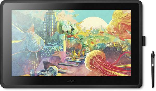 Wacom Cintiq 22 USB Grafiktablett EEK: E (A - G) Schwarz