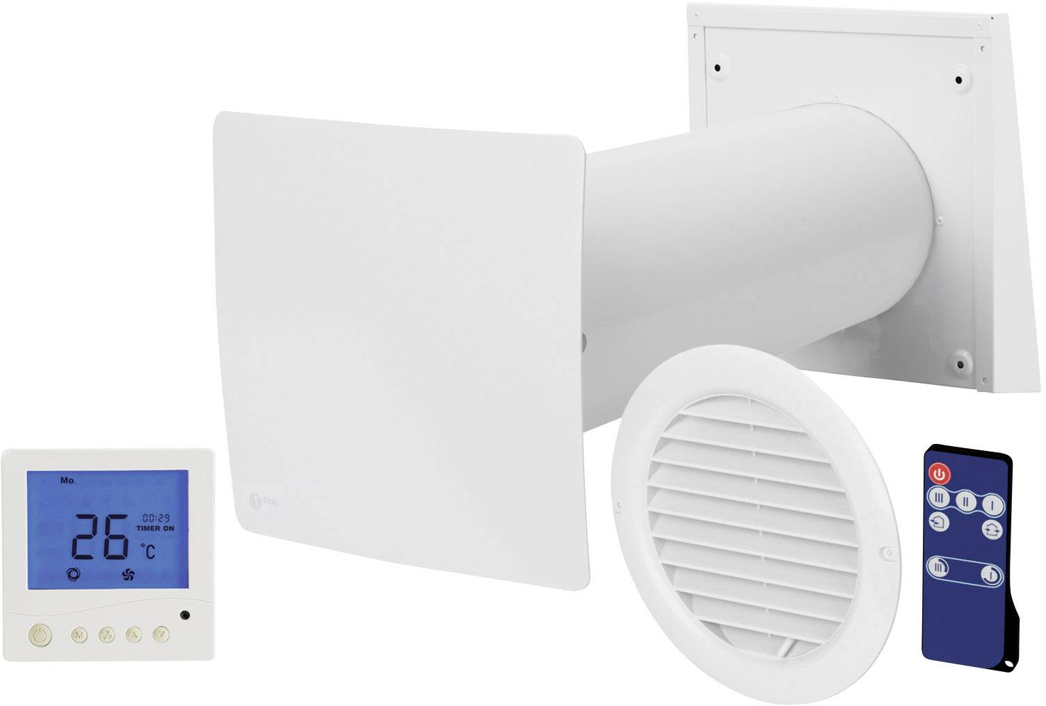 Wallair Wand UND FENSTERLUEFTER 40W