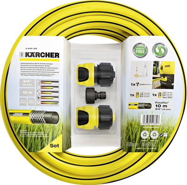 Kärcher Home & Garden 2.645-156.0 Kärcher - Schlauchkit - für Hochdruckreiniger Gartenschlauch  10 m 3/4 Zoll 1 St. Gelb, Schwarz