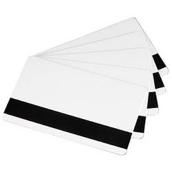 Image of Zebra Plastikkarten mit Magnetstreifen, bedruckbar Premier PVC HiCo Magnet Stripe (B x H) 85 mm x 54 mm Weiß 500er Set