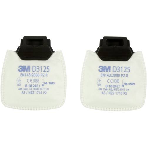 3M D3125 Secure Click P2 R Partikelfilter 2 St.