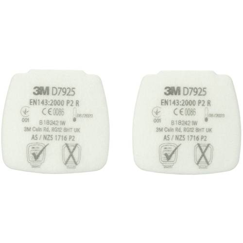 3M D7925 Secure Click D7925 P2 R Partikelfilter 4 St.