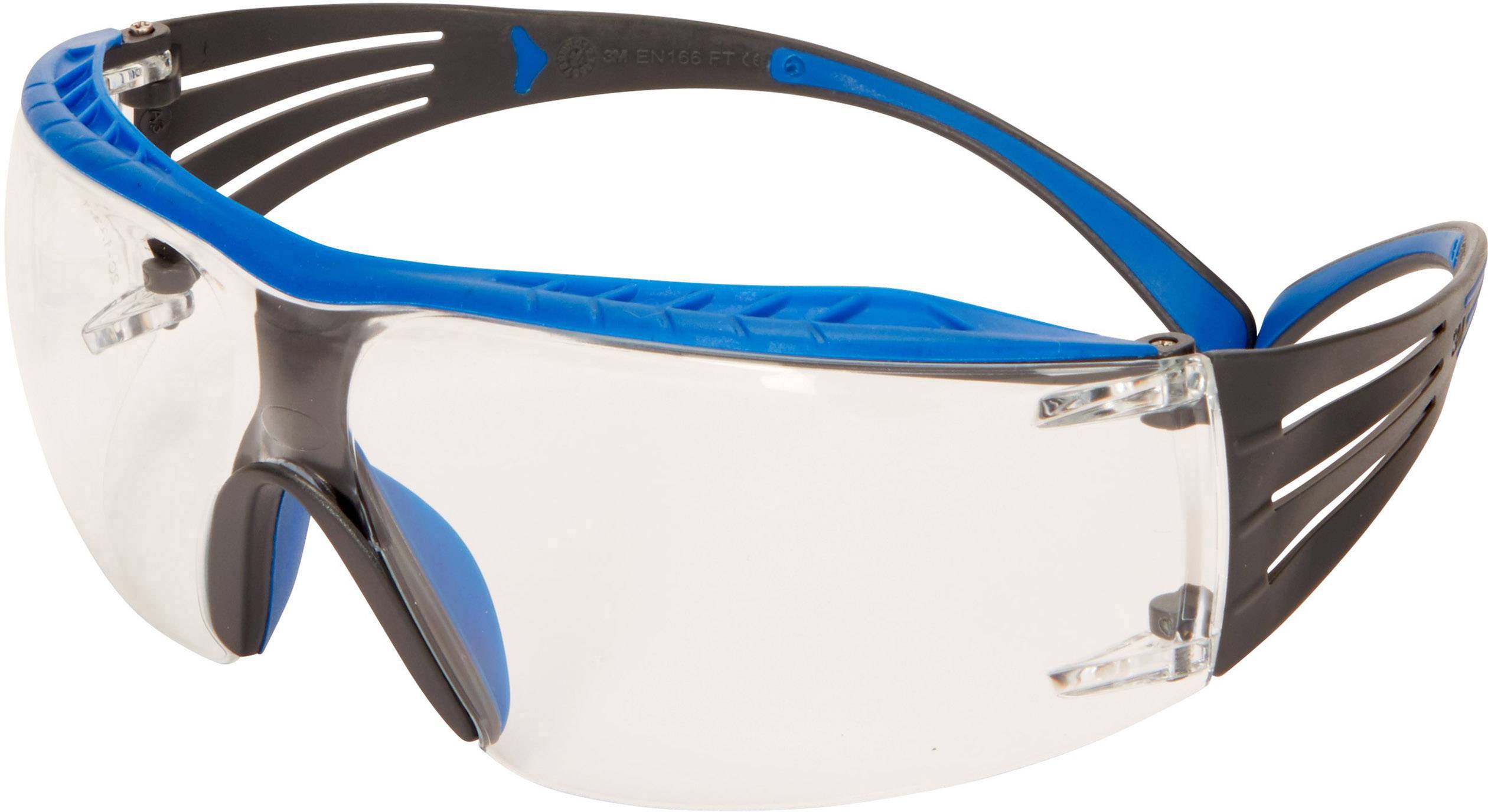 3M SecureFit SF401XSGAF-BLU Schutzbrille mit Antibeschlag-Schutz Blau Grau 