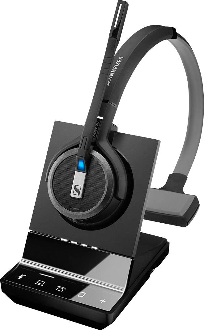 SDW 5035 EU Headset DECT schnurlos, Mono On Ear Schwarz