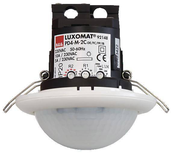 Détecteur de présence pour montage encastré