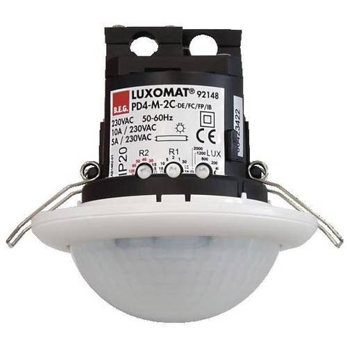 B.E.G. Brück 92148 Unterputz Präsenzmelder 360 ° Relais Weiß IP20