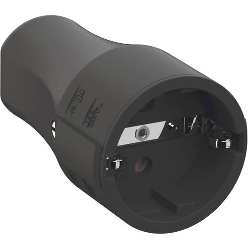 Bachmann 960.103 Schutzkontaktkupplung Polypropylen 250 V Schwarz IP20