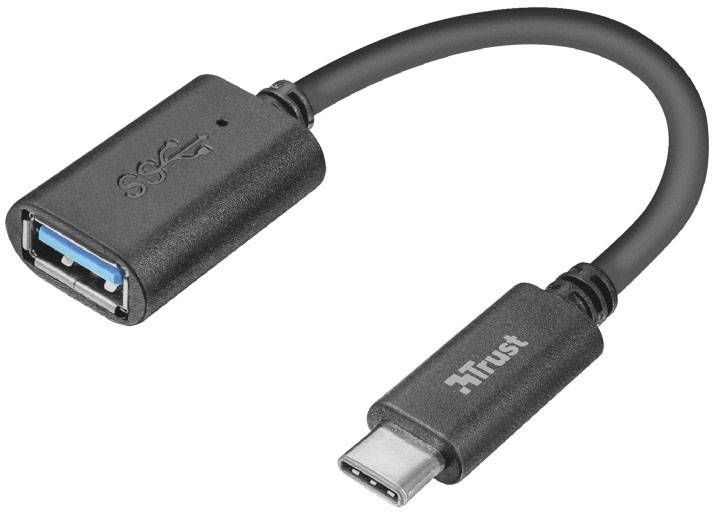 TRUST USB 2.0 Adapter [1x USB-C Stecker - 1x USB 3.0 Buchse B]
