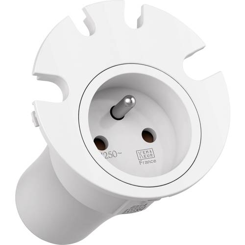 Thumbnail - Bachmann 938.102 1fach Einbau-Steckdose drehbare Steckdosentöpfe Weiß