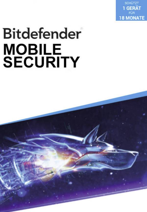 BitDefender Mobile Security 2020 - Abonnement-Lizenz (18 Monate)