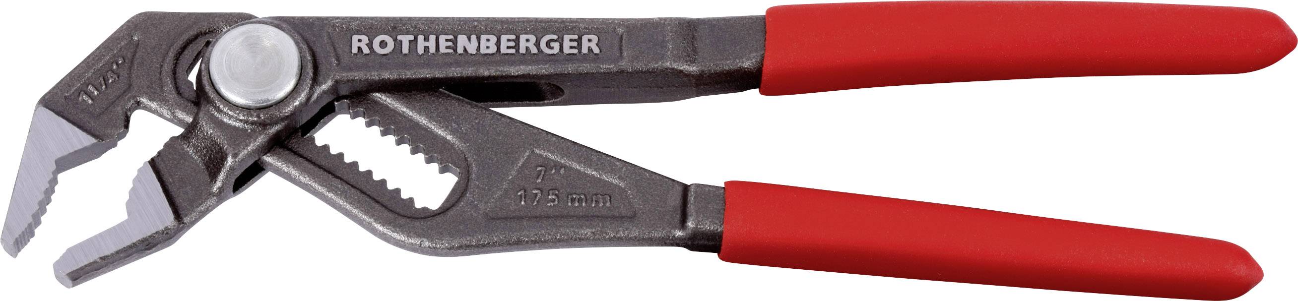 Wasserpumpenzange ROGRIP F L.175mm Spann-W.43mm 1-Komponentenhüllen ROTHENBERGER