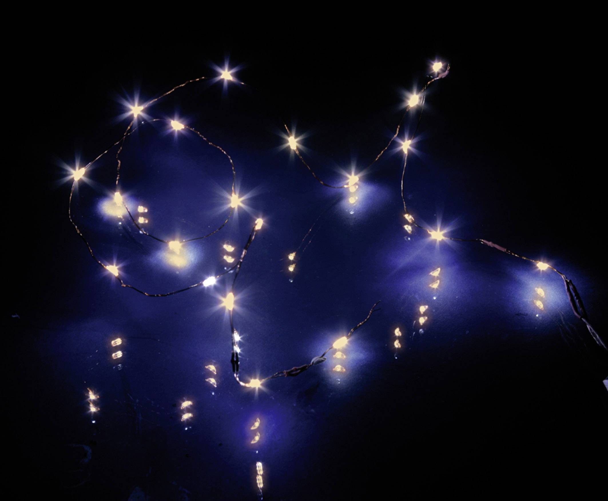 Hellum 570700 Micro-Lichterkette Innen batteriebetrieben Anzahl Leuchtmittel 20 LED Beleuchtete Länge: 1.05 m-3