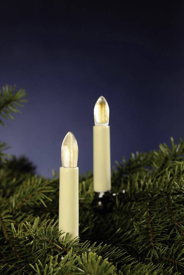 Hellum 812046 Weihnachtsbaum-Beleuchtung Weihnachtsbaum Innen  netzbetrieben Anzahl Leuchtmittel 20 LED Warmweiß Beleuchtete Länge: 13.3 m