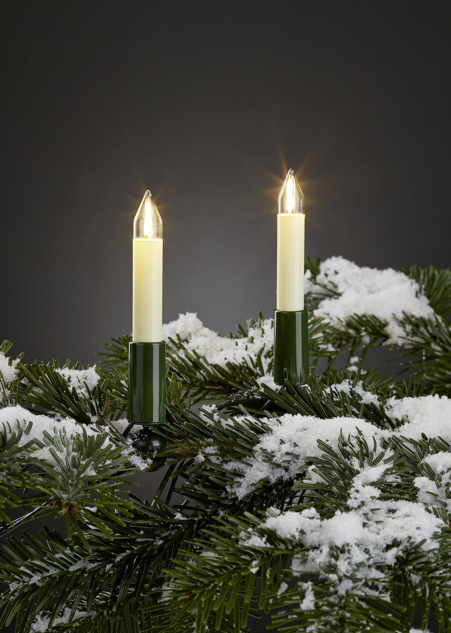 Hellum 845563 WeihnachtsbaumBeleuchtung Außen netzbetrieben LED Warm