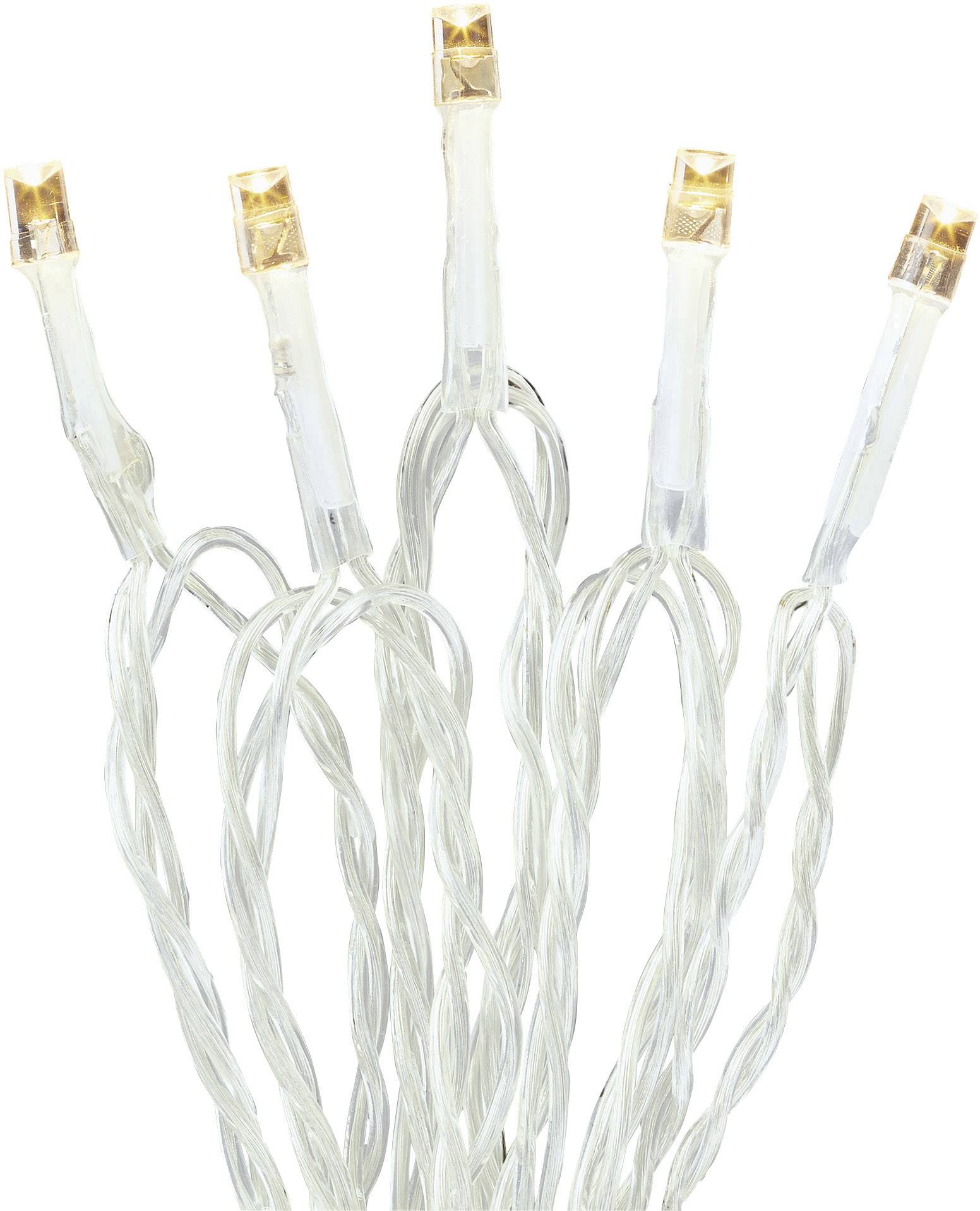 Hellum 524222 Mini-Lichterkette Innen batteriebetrieben Anzahl Leuchtmittel 10 LED Warmweiß Beleuchtete Länge: 1.08 m Ti-0