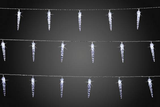 Hellum LED-Eiszapfen-Lichterkette 564433