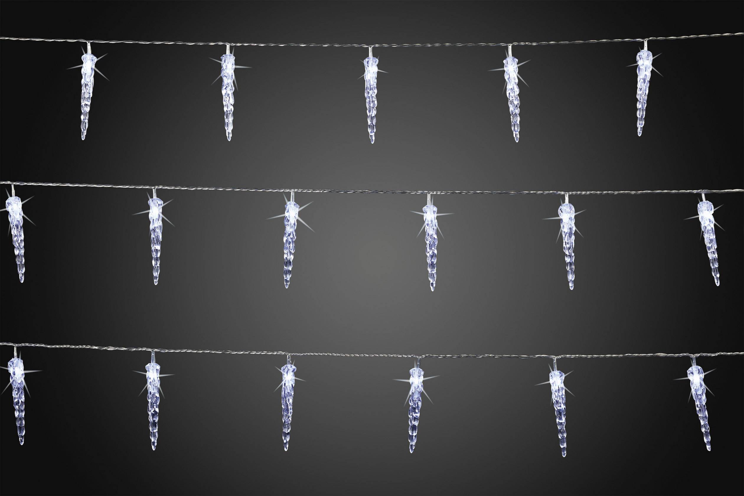Hellum LED-Eiszapfen-Lichterkette 564433-0