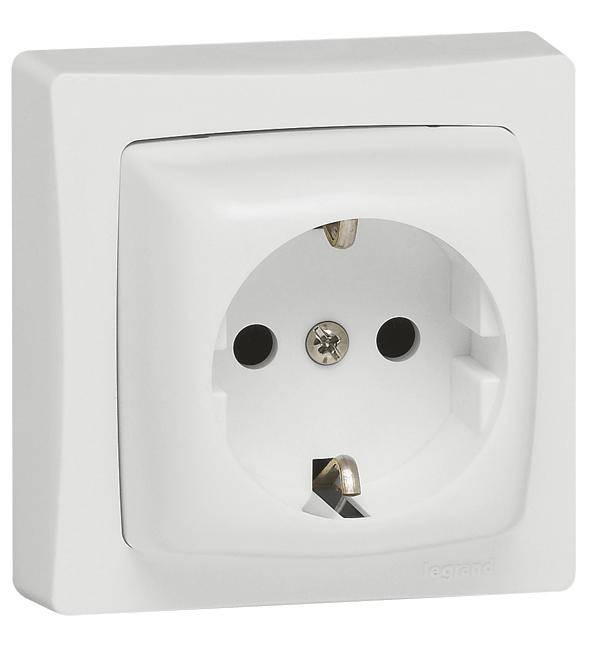 Thumbnail - Legrand Steckdose Oteo Weiß 086029 1 St.