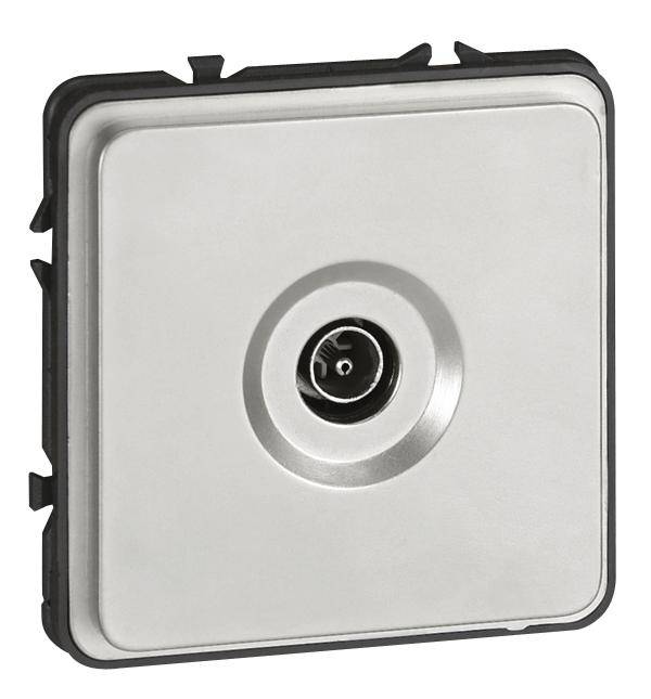 Legrand   TV-, SAT-Steckdose Soliroc Silber 077882 1 St.