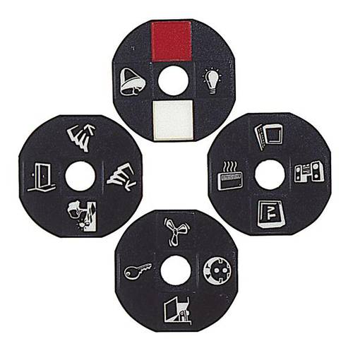 Legrand Beschriftungsfeld Galea / Pro21 Rot 775800 1 St.