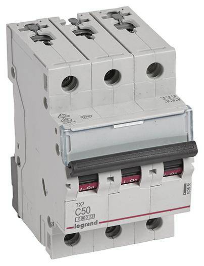 TX3, Miniatur-Leistungsschalter, Typ C, IP20, 240 - 415 V-0