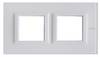LEG HA4802M2HVBB Rahmen 2f Horiz. white Glass