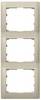 Legrand Rahmen 3-fach senkrecht Galea titanium 771407