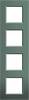 BTicino LNA4802M4PK LivingLight Abdeckrahmen 4-fach 2+2+2+2M Park