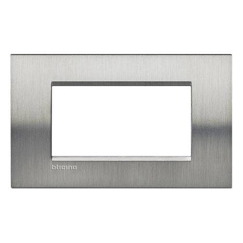 Legrand Rahmen Living&Light Edelstahl LNA4804ACS 1 St.
