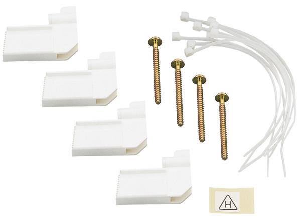 Legrand 001490 Montagesatz mit Zugentlastung (L x B x H) 45 x 37 x 10 mm 1 St.