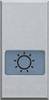 LEGR BTicino Symbolwippe Lampe HC4921LA Alu HC4921LA