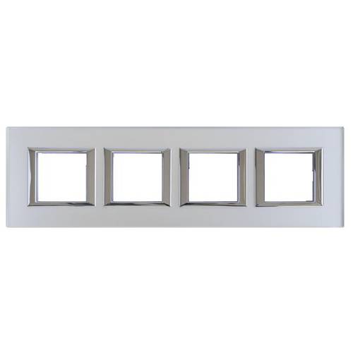 Legrand Rahmen Axolute Grau, Weiß HA4802M4HVSA 1 St.