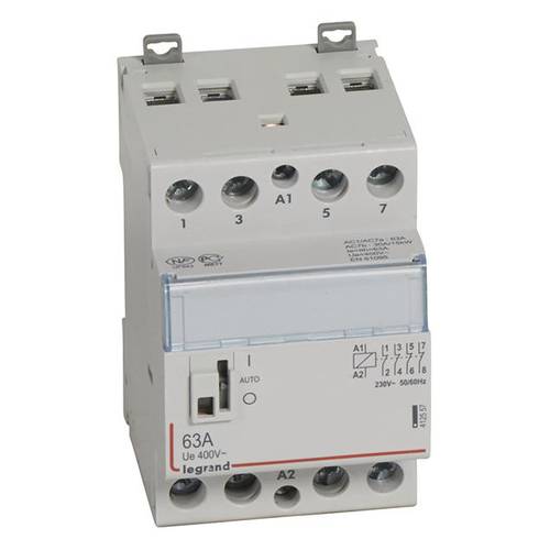 Legrand Legrand 412557 Installationsschütz 4 Öffner 230 V 63 A 1 St.