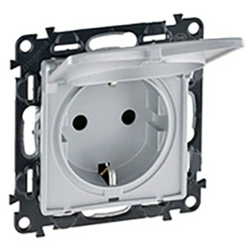Legrand Steckdose Valena Life Allure Aluminium 753317 1 St.