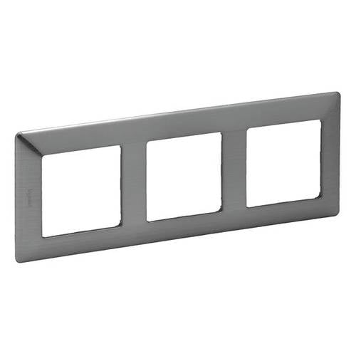 Legrand Rahmen Valena Life Allure Edelstahl 754153 1 St.
