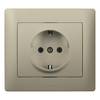 771463, Typ F, Beige, Thermoplast, Glänzend, IP20, IK02