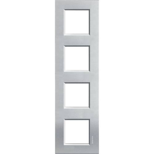 Legrand Rahmen Living&Light Aluminium LNA4802M4TE 1 St.