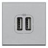 LEG Bticino HC4285C2 Usb-Lademodul 2-Fach Alu