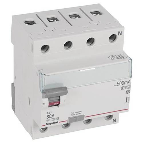 Legrand 411809 411809 FI-Schutzschalter A 80 A 400 V