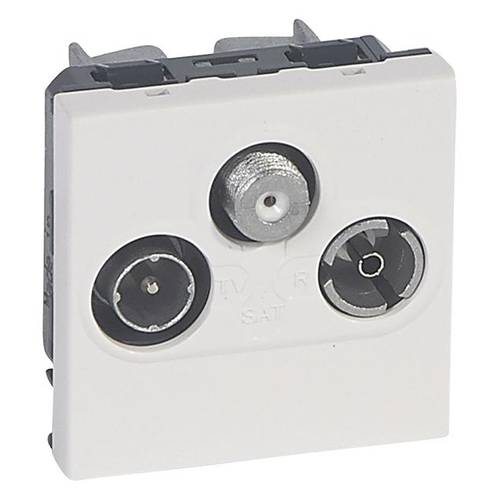 Legrand TV-, SAT-Steckdose Mosaic Aluminium 079296 1 St.