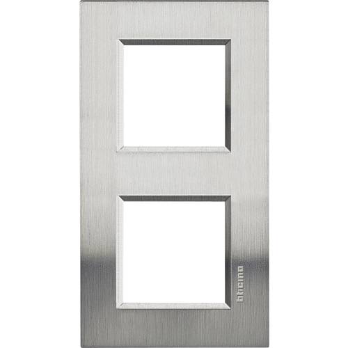 Legrand Rahmen Living&Light Edelstahl LNA4802M2ACS 1 St.